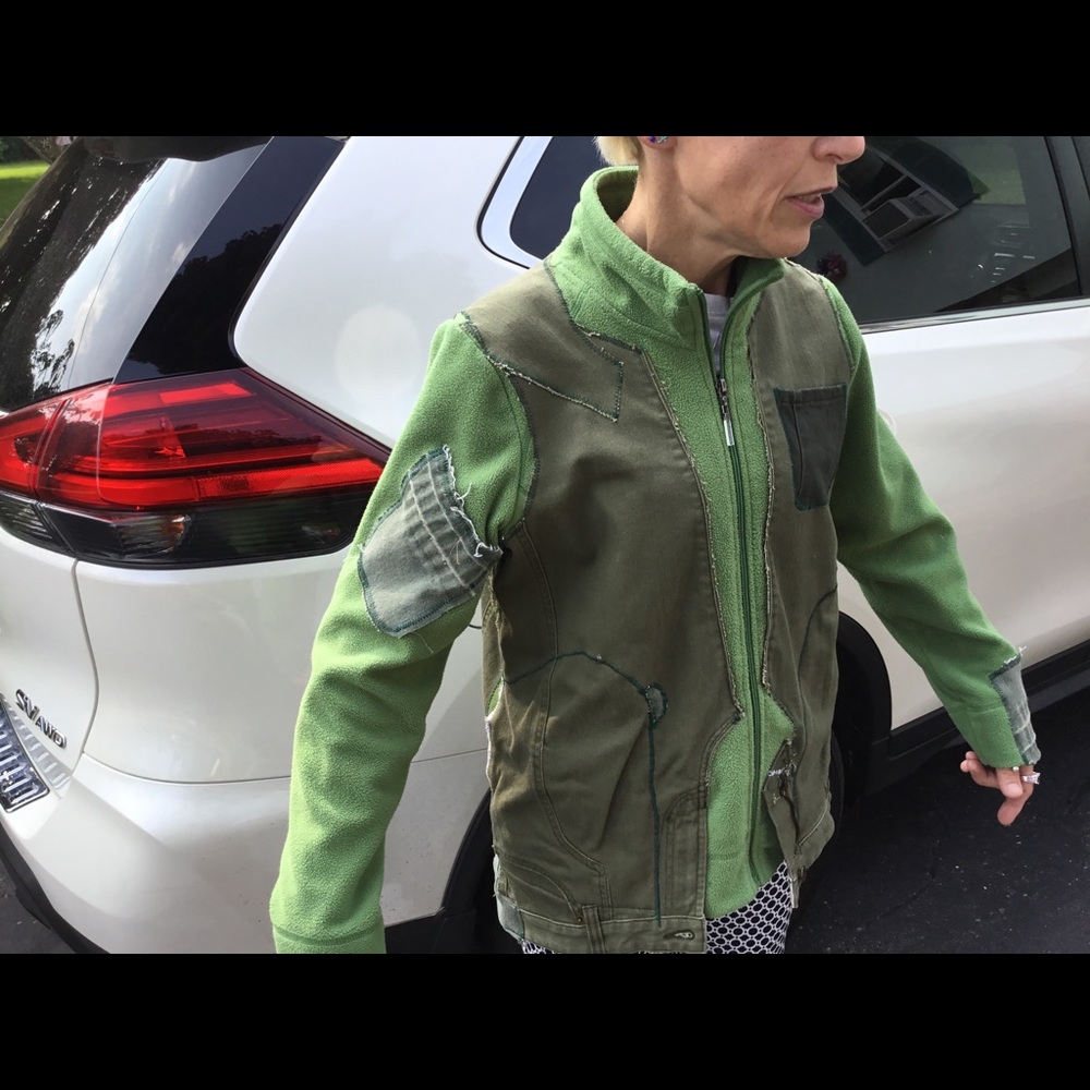 Green  Hybrid Jacket